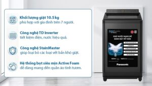 Máy giặt Panasonic Inverter 10.5 Kg NA-FD105X3BV 2025 - VIỆT NAM