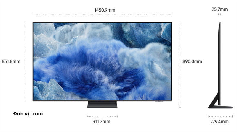 Smart Tivi QLED Samsung AI 4K 65 inch QA65Q8F5 2025 - Việt Nam - Ảnh 5