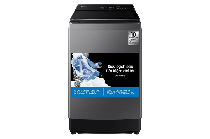 Máy giặt Samsung Ecobubble Inverter 12.5 kg WA40F12E4LSV 2026 - Thái Lan