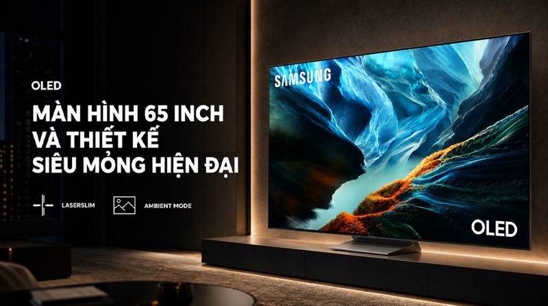 Smart Tivi OLED Samsung AI 4K 65 inch QA65S90HA 2026 - Việt Nam